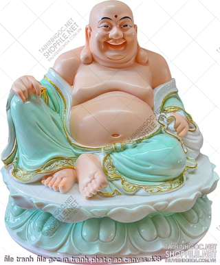 file tranh file goc in tranh phat giao canvas 438