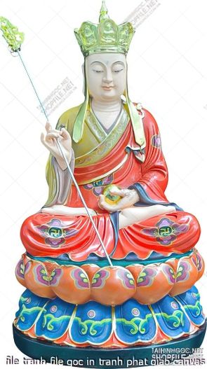 file tranh file goc in tranh phat giao canvas 441