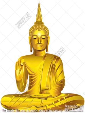 file tranh file goc in tranh phat giao canvas 456