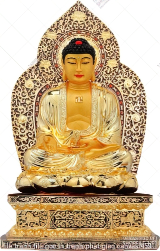 file tranh file goc in tranh phat giao canvas 459