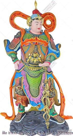 file tranh file goc in tranh phat giao canvas 465