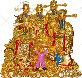 file tranh file goc in tranh phat giao canvas 466