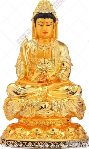 file tranh file goc in tranh phat giao canvas 470