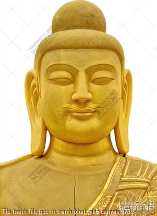 file tranh file goc in tranh phat giao canvas 473