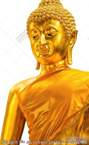 file tranh file goc in tranh phat giao canvas 488