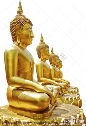 file tranh file goc in tranh phat giao canvas 491