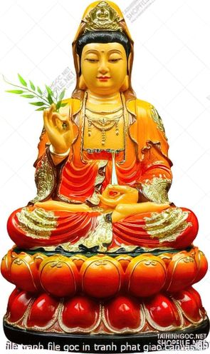 file tranh file goc in tranh phat giao canvas 497