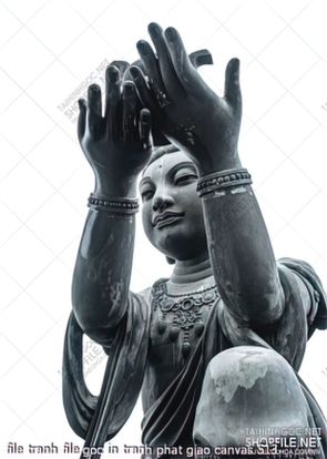 file tranh file goc in tranh phat giao canvas 513