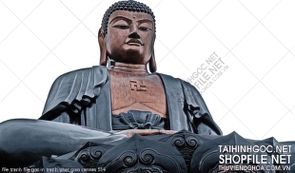 file tranh file goc in tranh phat giao canvas 514