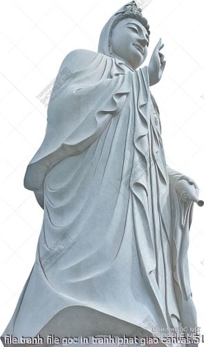 file tranh file goc in tranh phat giao canvas 519