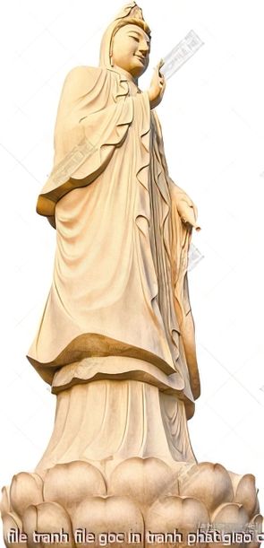 file tranh file goc in tranh phat giao canvas 525