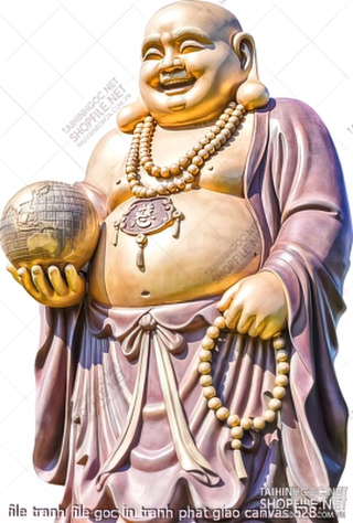 file tranh file goc in tranh phat giao canvas 528