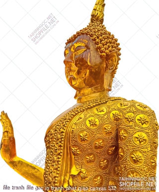 file tranh file goc in tranh phat giao canvas 532