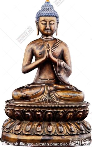 file tranh file goc in tranh phat giao canvas 539