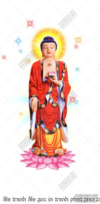 file tranh file goc in tranh phat giao canvas 542