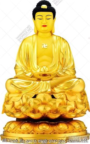 file tranh file goc in tranh phat giao canvas 549