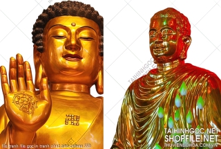 file tranh file goc in tranh phat giao canvas 558