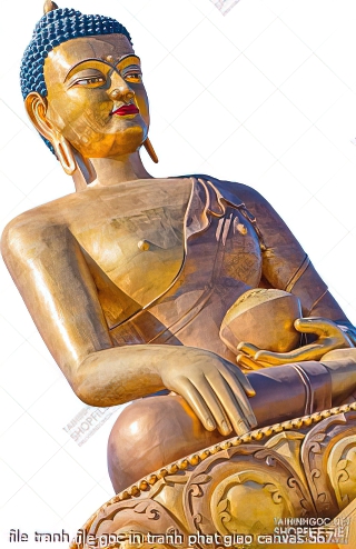 file tranh file goc in tranh phat giao canvas 567