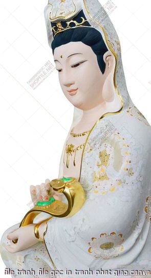 file tranh file goc in tranh phat giao canvas 571