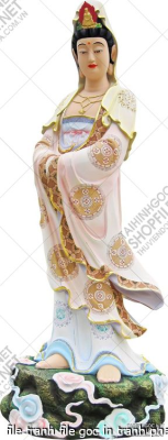 file tranh file goc in tranh phat giao canvas 574