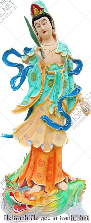 file tranh file goc in tranh phat giao canvas 576