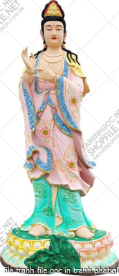 file tranh file goc in tranh phat giao canvas 578