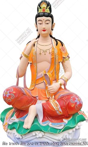 file tranh file goc in tranh phat giao canvas 580