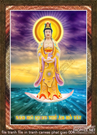 file tranh file in tranh canvas phat giao 004