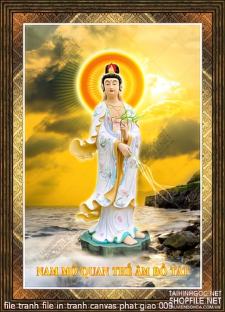 file tranh file in tranh canvas phat giao 009