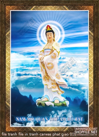 file tranh file in tranh canvas phat giao 011