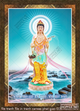 file tranh file in tranh canvas phat giao 013