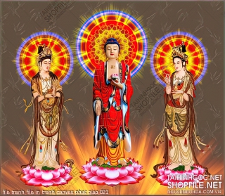 file tranh file in tranh canvas phat giao 021