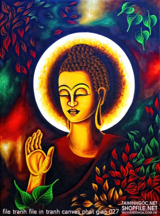 file tranh file in tranh canvas phat giao 027