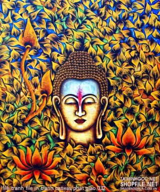 file tranh file in tranh canvas phat giao 032