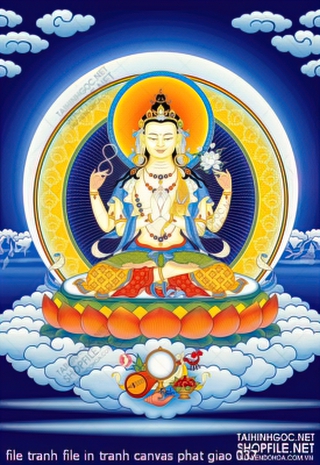 file tranh file in tranh canvas phat giao 037