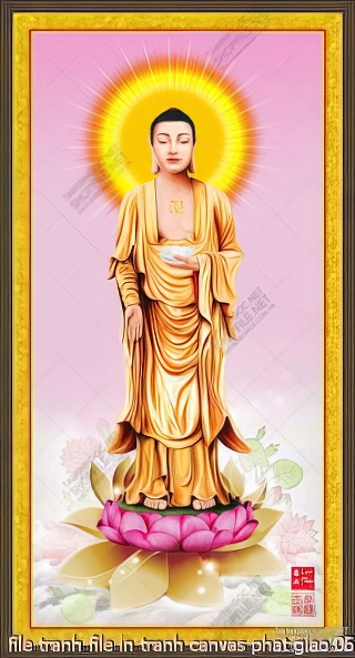 file tranh file in tranh canvas phat giao 065