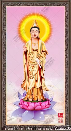 file tranh file in tranh canvas phat giao 067