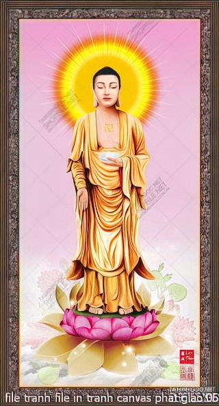 file tranh file in tranh canvas phat giao 068