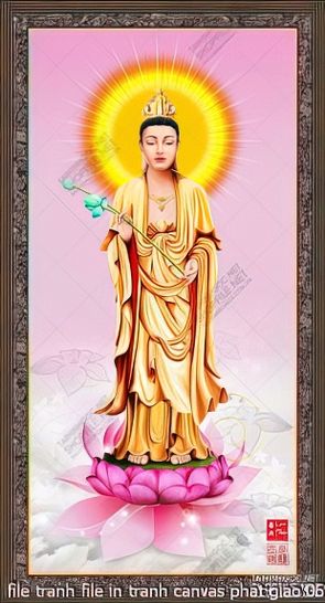 file tranh file in tranh canvas phat giao 069