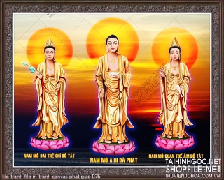 file tranh file in tranh canvas phat giao 076