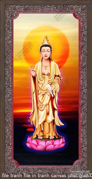 file tranh file in tranh canvas phat giao 077