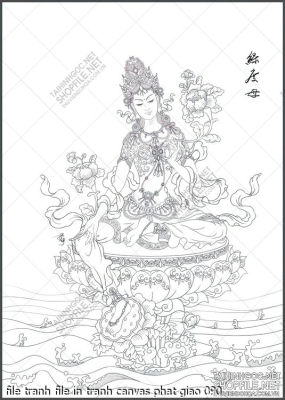 file tranh file in tranh canvas phat giao 090