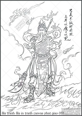 file tranh file in tranh canvas phat giao 099