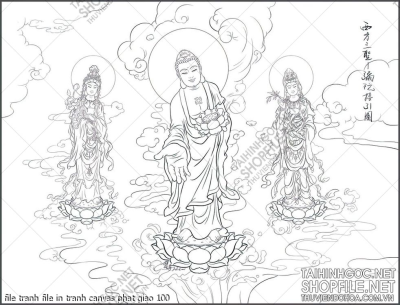 file tranh file in tranh canvas phat giao 100