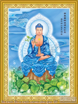 file tranh file in tranh canvas phat giao 103