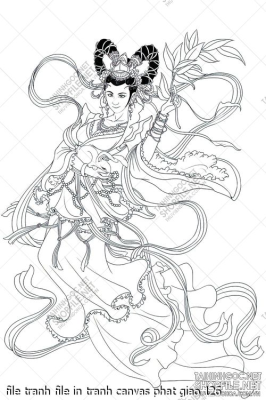 file tranh file in tranh canvas phat giao 126