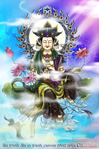 file tranh file in tranh canvas phat giao 132