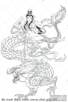 file tranh file in tranh canvas phat giao 158