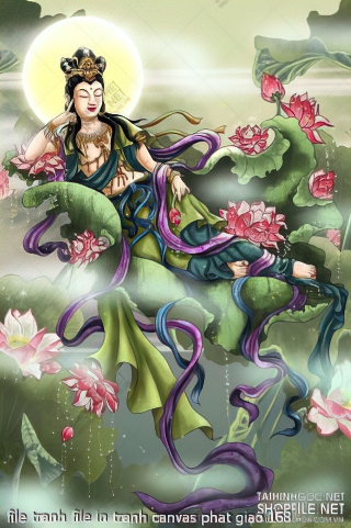 file tranh file in tranh canvas phat giao 168