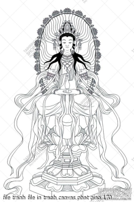 file tranh file in tranh canvas phat giao 170